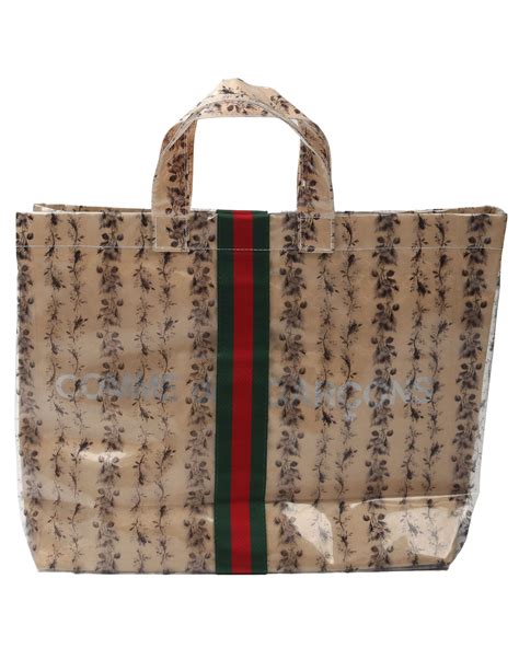 Gucci x COMME des GARÇONS Paper Tote Bag Release